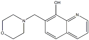 7-morpholinomethyl-8-hydroxyquinoline Struktur