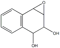 3,4-dihydroxy-1,2,3,4-tetrahydronaphthalene 1,2-oxide Struktur