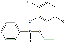 O-(2,5-DICHLOROPHENYL)O-ETHYLPHENYLPHOSPHONOTHIONATE Struktur