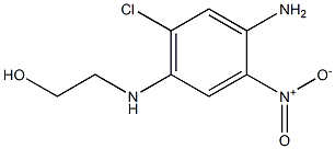 1-AMINO-2-NITRO-4-(BETA-HYDROXYETHYL)AMINO-5-CHLOROBENZENE Struktur