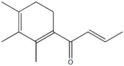 1-(TRIMETHYLCYCLOHEXADIENYL)-2-BUTEN-1-ONE Struktur