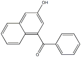 4-BENZOYL-2-NAPHTHOL Struktur