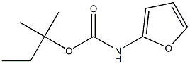 2-FURANCARBAMICACID,TERT-PENTYLESTER Struktur