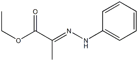 ethyl 2-(2-phenylhydrazono)propanoate Struktur