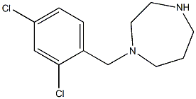 1-(2,4-dichlorobenzyl)-1,4-diazepane Struktur