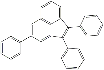 1,2,4-triphenylacenaphthylene Struktur