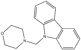 4-(9H-carbazol-9-ylmethyl)morpholine Struktur