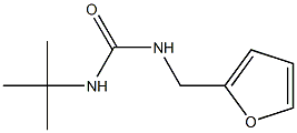 N-(tert-butyl)-N'-(2-furylmethyl)urea Struktur