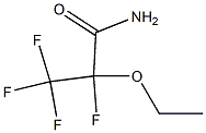 2-ethoxy-2,3,3,3-tetrafluoropropanamide Struktur