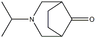 3-isopropyl-3-azabicyclo[3.2.1]octan-8-one Struktur