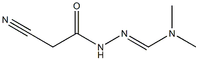 N'-(2-cyanoacetyl)-N,N-dimethylhydrazonoformamide Struktur