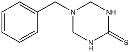 5-benzyl-1,3,5-triazinane-2-thione Struktur