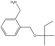 (2-{[(2-methylbutan-2-yl)oxy]methyl}phenyl)methanamine Struktur