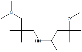 (2-{[(4-methoxy-4-methylpentan-2-yl)amino]methyl}-2-methylpropyl)dimethylamine Struktur