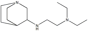 (2-{1-azabicyclo[2.2.2]octan-3-ylamino}ethyl)diethylamine Struktur