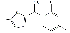 (2-chloro-4-fluorophenyl)(5-methylthiophen-2-yl)methanamine Struktur