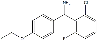 (2-chloro-6-fluorophenyl)(4-ethoxyphenyl)methanamine Struktur