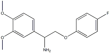 1-(3,4-dimethoxyphenyl)-2-(4-fluorophenoxy)ethanamine Struktur