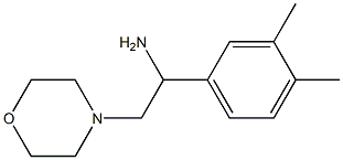 1-(3,4-dimethylphenyl)-2-(morpholin-4-yl)ethan-1-amine Struktur