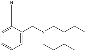 2-[(dibutylamino)methyl]benzonitrile Struktur