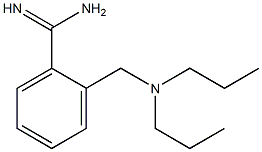 2-[(dipropylamino)methyl]benzenecarboximidamide Struktur