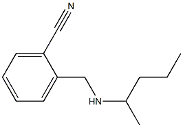 2-[(pentan-2-ylamino)methyl]benzonitrile Struktur