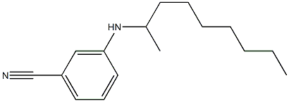 3-(nonan-2-ylamino)benzonitrile Struktur