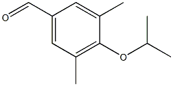 3,5-dimethyl-4-(propan-2-yloxy)benzaldehyde Struktur