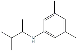 3,5-dimethyl-N-(3-methylbutan-2-yl)aniline Struktur