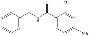 4-amino-2-chloro-N-(pyridin-3-ylmethyl)benzamide Struktur