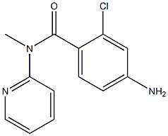 4-amino-2-chloro-N-methyl-N-(pyridin-2-yl)benzamide Struktur