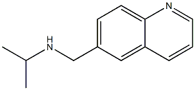 propan-2-yl(quinolin-6-ylmethyl)amine Struktur