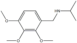 propan-2-yl[(2,3,4-trimethoxyphenyl)methyl]amine Struktur