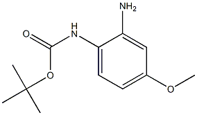 tert-butyl 2-amino-4-methoxyphenylcarbamate Struktur