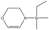 2H-1,4-Oxazine,  4-(ethyldimethylsilyl)-3,4-dihydro- Struktur