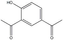 1-(3-acetyl-4-hydroxyphenyl)ethanone Struktur