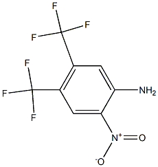 2-nitro-4,5-bis(trifluoromethyl)aniline Struktur