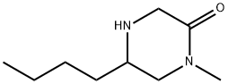 2-Piperazinone, 5-butyl-1-methyl- Struktur