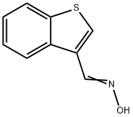 Benzo[b]thiophene-3-carboxaldehyde, oxime Struktur