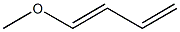 trans-1-methoxy-1,3-butadiene Struktur