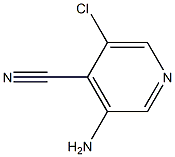 3-Amino-5-chloro-isonicotinonitrile Struktur