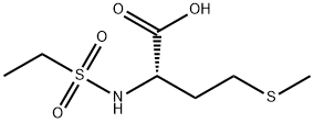 2-ethanesulfonamido-4-(methylsulfanyl)butanoic acid Struktur