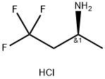 2-Butanamine, 4,4,4-trifluoro-, hydrochloride, (S)- (9CI) Struktur