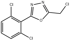 2-(chloromethyl)-5-(2,6-dichlorophenyl)-1,3,4-oxadiazole Struktur