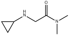 2-(cyclopropylamino)-N,N-dimethylacetamide Struktur