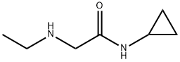 N-cyclopropyl-2-(ethylamino)acetamide Struktur