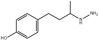 1-(4-(4-hydroxyphenyl)butan-2-yl)hydrazine Struktur