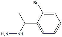 1-(1-(2-bromophenyl)ethyl)hydrazine Struktur