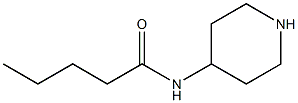 N-(piperidin-4-yl)pentanamide Struktur