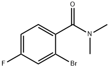 2-bromo-4-fluoro-N,N-dimethylbenzamide Struktur